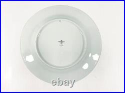 4x Bernardaud Rhapsody Limoges Gold Rim Dinner Plates 26 cm