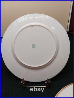 5 Lenox Ovington Brothers Gold Gilt Dinner Plates New York USA 10.25 1912 LJ34