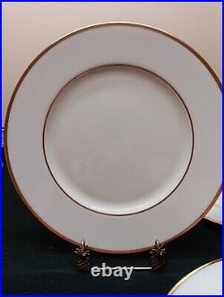 5 Lenox Ovington Brothers Gold Gilt Dinner Plates New York USA 10.25 1912 LJ34