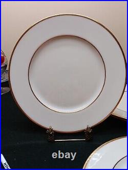 5 Lenox Ovington Brothers Gold Gilt Dinner Plates New York USA 10.25 1912 LJ34