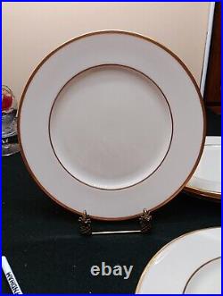 5 Lenox Ovington Brothers Gold Gilt Dinner Plates New York USA 10.25 1912 LJ34