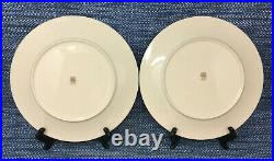 5 Lot Lenox Holiday Dinner Plates Holly Berry Set Gold Trim 10.75 Excellent