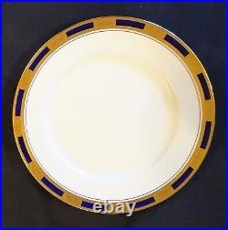 5-pcs Dinner Place Setting AYNSLEY EMPRESS COBALT Bone China Plates Cup Saucer