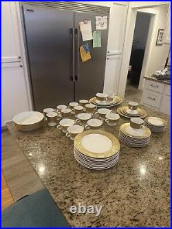 51 Piece Gold Guilded Rosenthal Dinner Service