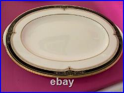 53 pcs Noritake Gold and Sable 5 Piece Place Setting Service for 10