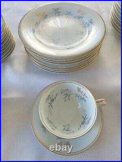 56 pieces Vintage Noritake Fine China Waverly Dinner set #5915 Retired 1962