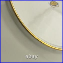 5711 by Rosenhal Bavaria 11 Set of 3 Dinner Plates Gold Encrusted Ivory