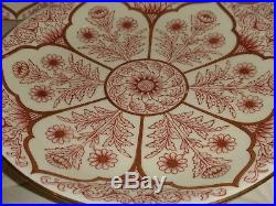 6 Antique Royal Worcester Fine Floral And Gold Decoration Dinner Plates