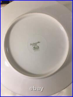(6) Hutschenreuther Bavaria Cobalt, Gold Encrusted & Beaded 11 In. CABINET PLATE