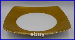 6 J. L. Coquet Large Limoges Service/Dinner Plates Gold Prelude