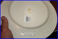 6 Lenox Holiday Holly & Berries Gold Trim Dinner Plates 10-3/4 inches NEW