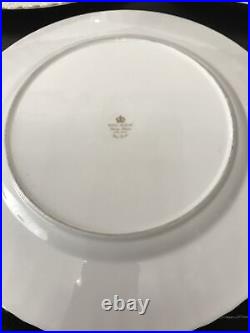 6 Royal Albert Val D'Or Dinner Plates 10 1/4 Made in England with Gold Trim