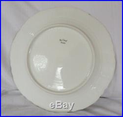 7 Haviland Limoges France Ranson Gold Dinner Plate Plates 9.75 Inch (some wear)