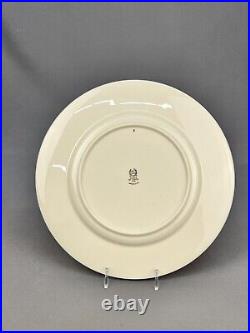 7 Lenox Tuxedo Gold 10 1/2 Dinner Plates Mint