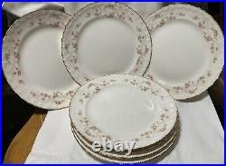 7 Vintage Pope Gosser Dinner Plates 10 Diameter, Florence Pattern In Exce (3)