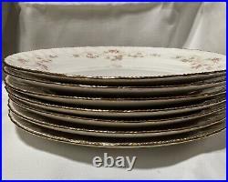 7 Vintage Pope Gosser Dinner Plates 10 Diameter, Florence Pattern In Exce (3)