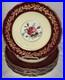 8-England-ROYAL-SWANSEA-ROSE-MAGENTA-GOLD-10-1-4-DINNER-PLATES-01-kv