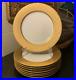 8-Fitz-Floyd-Carre-d-Or-Gold-Weave-10-1-4-Dinner-Plates-Japan-Excellent-01-xu