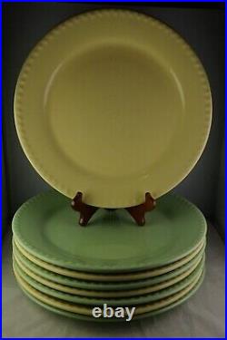 8 Gail Pittman Hospitality Dinner Plates 4 Sage 4 Butter Yellow Southern Living