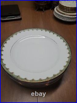 8 Lenox Mosaico d'Italia Mattonella Dinner Plates 11 1/4 Imperfect Read Bin 55