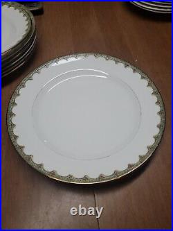 8 Lenox Mosaico d'Italia Mattonella Dinner Plates 11 1/4 Imperfect Read Bin 55