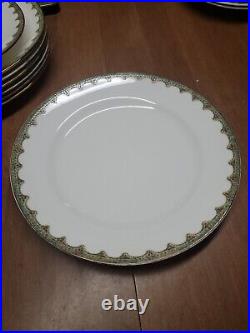 8 Lenox Mosaico d'Italia Mattonella Dinner Plates 11 1/4 Imperfect Read Bin 55