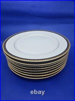 8 Mikasa Monarchy Gold L3461 Dinner Plates