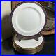8-Royal-Doulton-Cobalt-and-Gold-10-3-8-Dinner-Plates-c-1914-England-Excellent-01-xqv