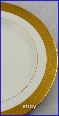 8 Spode Gold Encrusted Dinner Plates 10-3/8 Ovington Bros Multiple Available