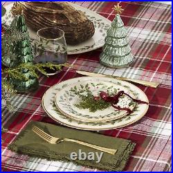 893172 Holiday 12-Piece Plate and Bowl Set, Christmas Dinnerware, Hosting