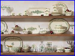 893172 Holiday 12-Piece Plate and Bowl Set, Christmas Dinnerware, Hosting