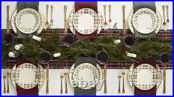 893172 Holiday 12-Piece Plate and Bowl Set, Christmas Dinnerware, Hosting