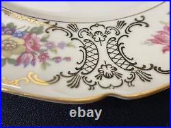 (9) Heinrich & Co Lady Louise H&R Selb Bavaria Germany 10 DINNER Plates Euc