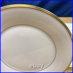 9 Lenox Eternal Ivory withGold Trim 10 5/8 Dinner Plates USA 9 Lenox Eternal Ivory withGold Trim 10 5/8 Dinner Plates USA