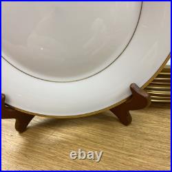 9 Lenox Eternal Ivory withGold Trim 10 5/8 Dinner Plates USA 9 Lenox Eternal Ivory withGold Trim 10 5/8 Dinner Plates USA