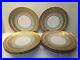 A-Set-of-8-Hutschenreuther-Selb-Bavaria-Gold-and-Green-Dinner-Plates-01-xol