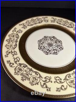 American Picard Decoration Heavy Gold Dinner Plate Set of 12