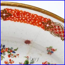 Antique Chamberlains Worcester England Gilded Floral Dinner Plate 9.5in