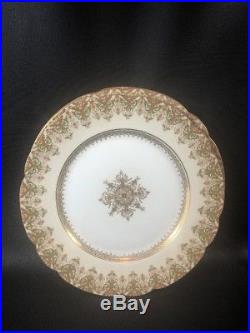 Antique Charles Ahrenfeldt Limoges France Porcelain Set of 5 Dinner Plates 10TA