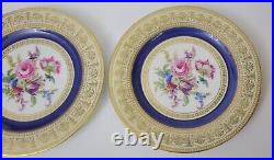 Antique Early 1930s Thomas Bavaria 24k Gilded Plate Plates, Set Of 6