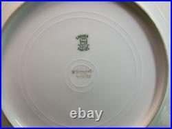 Antique French WM Guerin & Co Limoges 4 Dinner Plates Cobalt & Gold Encrusted VG Antique French WM Guerin & Co Limoges 4 Dinner Plates Cobalt & Gold Encrusted VG