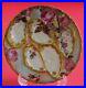 Antique-HAVILAND-LIMOGES-Oyster-Plate-Pink-Cabbage-ROSES-Gold-RARE-Circa-1889-01-iylw