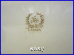 Antique LENOX CAC Hand Painted Porcelain Gold CHERUB Cabinet Plate Signed NOSEK