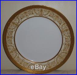 Antique Rosenthal Selb Bavaria Gilt Gold Encrusted Dinner Plate