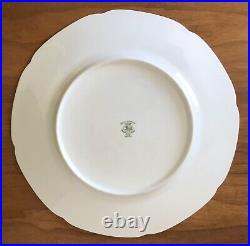 Antique Royal Bavarian Hutschenreuther Gold Encrusted SET of 12 Dinner Plates