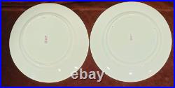 Antique Royal Doulton 5 Dinner Plates Pattern E7950 Gold Encrusted Scrolls Dots