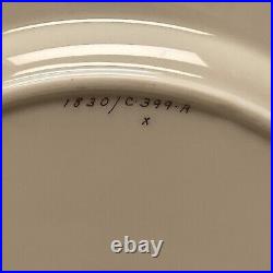 Antique Set of 12 LENOX 10.5 Dinner Plates w Raised Gold, Enamel, Encrusted