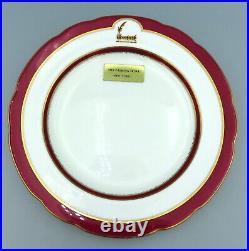 Armorial Porcelain Plate William Deering Howe Family Crest Americana Heraldic