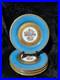 B-C-l-Bernardaud-And-Co-Limoges-5pcs-Blue-And-Gold-Gilded-Dinner-Plates-01-spu