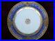 BERNARDAUD-Limoges-Saphire-Blue-Gold-Dinner-Plates-Set-6-Stunning-01-uth